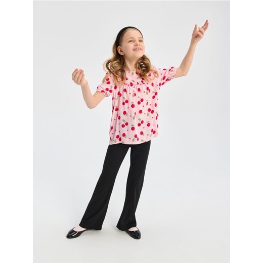 Sinsay - Jeansy flare - czarny ze sklepu Sinsay w kategorii Spodnie dziewczęce - zdjęcie 170287025