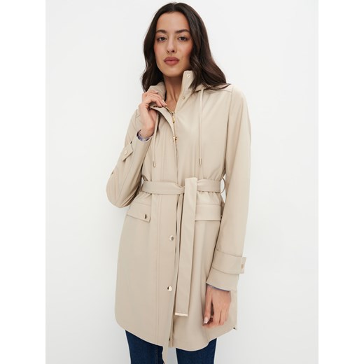 Mohito parka damska beżowa casual 