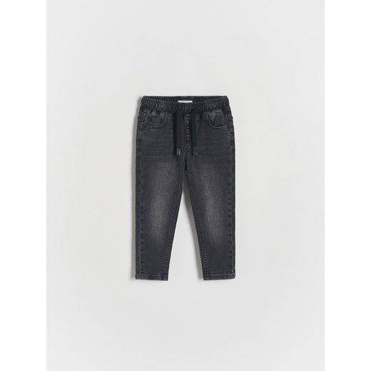 Reserved - Jeansy Carrot - czarny ze sklepu Reserved w kategorii Spodnie i półśpiochy - zdjęcie 170287796