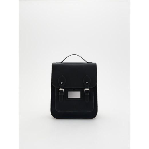 Reserved - Plecak z imitacji skóry - czarny ze sklepu Reserved w kategorii Plecaki dla dzieci - zdjęcie 170288168