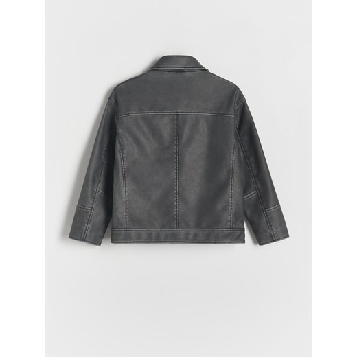 Kurtka dziewczęca czarna Reserved jesienna 