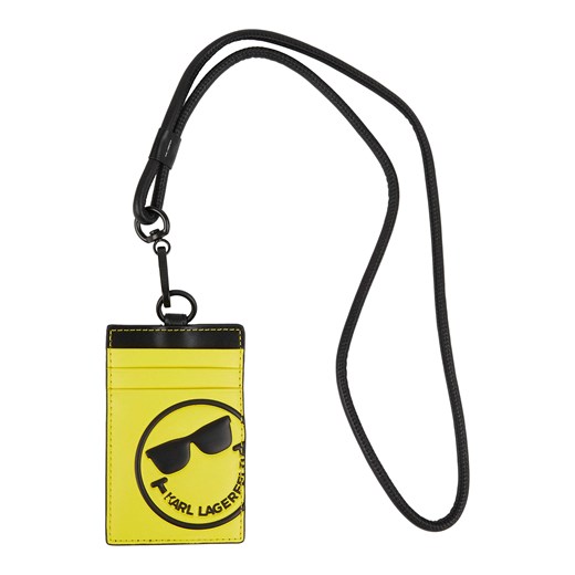 Etui na karty z odpinanym uchwytem KARL LAGERFELD x SMILEY® Karl Lagerfeld One Size wyprzedaż Peek&Cloppenburg