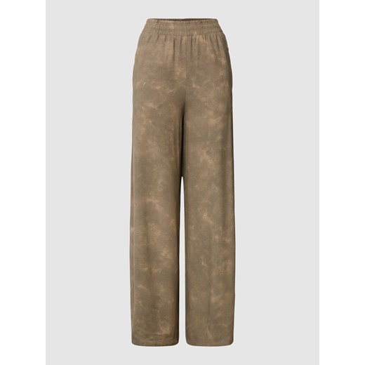 Spodnie w stylu Marleny Dietrich z efektem batiku model ‘WINDY’ ze sklepu Peek&Cloppenburg  w kategorii Spodnie damskie - zdjęcie 170289527
