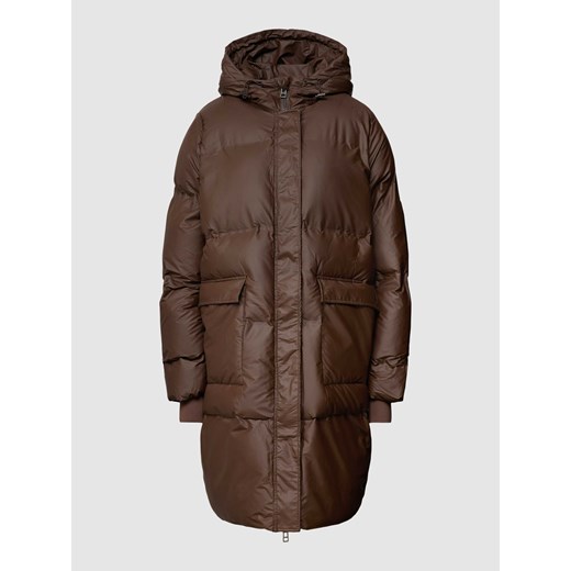 Płaszcz pikowany z kapturem ze sklepu Peek&Cloppenburg  w kategorii Płaszcze damskie - zdjęcie 170289746