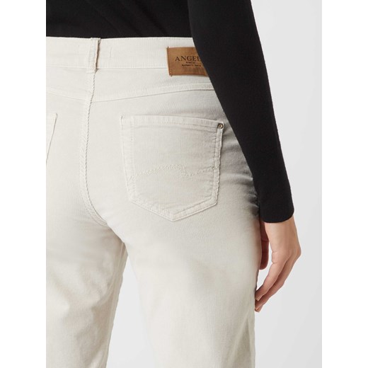 Spodnie sztruksowe z naszywką z logo model ‘DOLLY 2.0’ 40/30 okazja Peek&Cloppenburg 