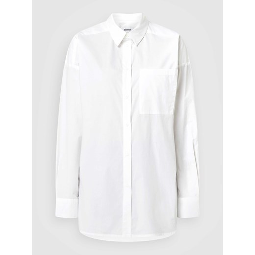 Bluzka koszulowa z bawełny ekologicznej model ‘Lucalis’ Minimum 40 wyprzedaż Peek&Cloppenburg 