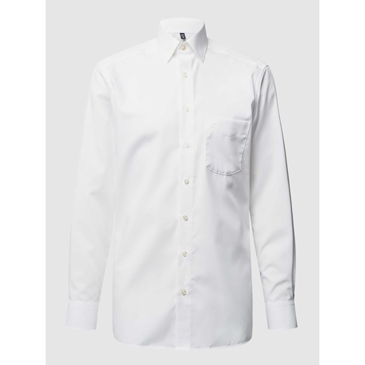 Koszula biznesowa o kroju regular fit z popeliny ze sklepu Peek&Cloppenburg  w kategorii Koszule męskie - zdjęcie 170290605