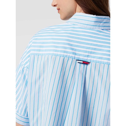Bluzka koszulowa z naszywką z logo model ‘Front’ Tommy Jeans L wyprzedaż Peek&Cloppenburg 