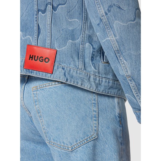 Kurtka jeansowa ze wzorem na całej powierzchni model ‘HUGO 078’ S okazyjna cena Peek&Cloppenburg 