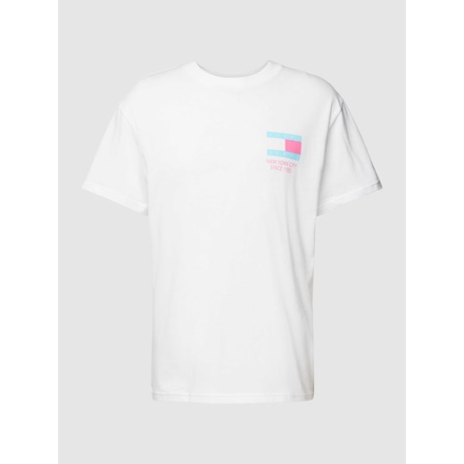 T-shirt z wyhaftowanym logo Tommy Jeans XXL Peek&Cloppenburg  wyprzedaż