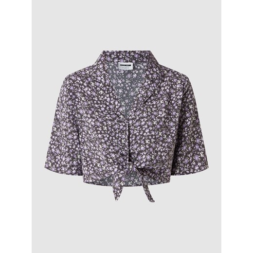 Bluzka krótka z wiązanym detalem model ‘Joe’ ze sklepu Peek&Cloppenburg  w kategorii Bluzki damskie - zdjęcie 170292918