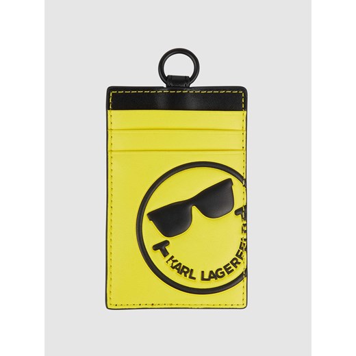 Etui na karty z odpinanym uchwytem KARL LAGERFELD x SMILEY® ze sklepu Peek&Cloppenburg  w kategorii Breloki - zdjęcie 170293616