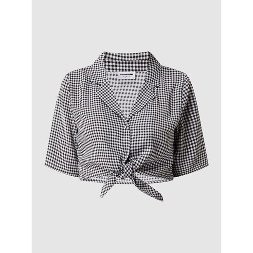 Bluzka krótka z wiązanym detalem model ‘Joe’ ze sklepu Peek&Cloppenburg  w kategorii Koszule damskie - zdjęcie 170293976