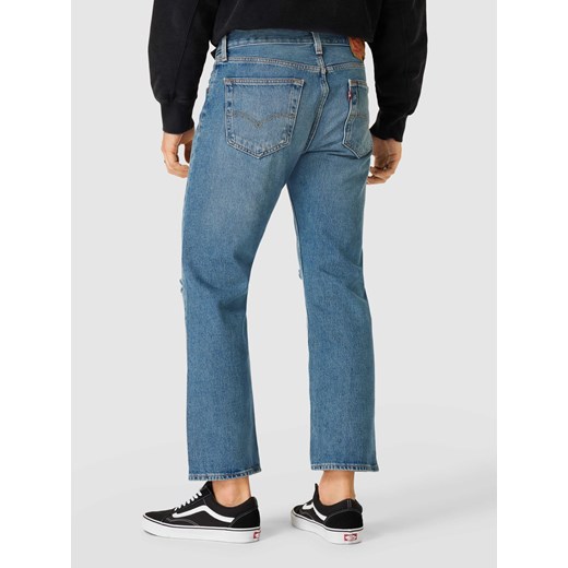 Jeansy z naszywką z logo model ‘CROP’ 34 promocyjna cena Peek&Cloppenburg 