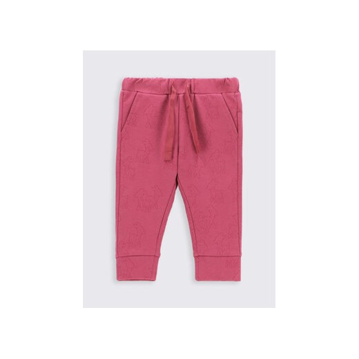 Coccodrillo Spodnie dresowe ZC2120102WON Różowy Regular Fit ze sklepu MODIVO w kategorii Spodnie i półśpiochy - zdjęcie 170295626