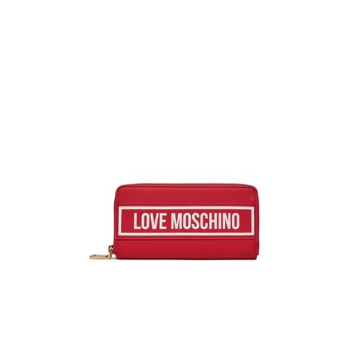 LOVE MOSCHINO Duży Portfel Damski JC5719PP0HKG150A Czerwony Love Moschino uniwersalny promocyjna cena MODIVO