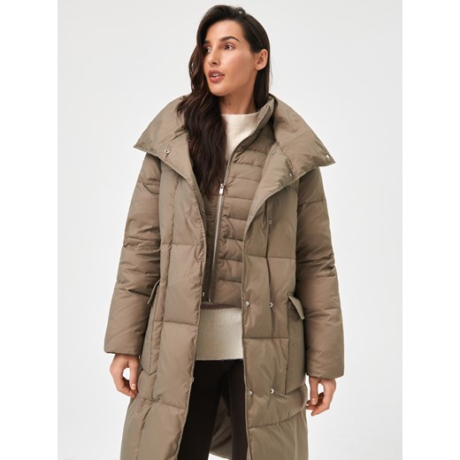 Kurtka zimowa damska Sinsay ZT943-80X XL Brązowa (5904841487004). Kurtki zimowe Sinsay L okazja Rozetka.pl