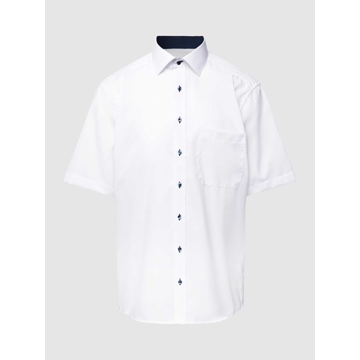 Koszula biznesowa o kroju comfort fit z kieszenią na piersi Eterna 45 Peek&Cloppenburg 