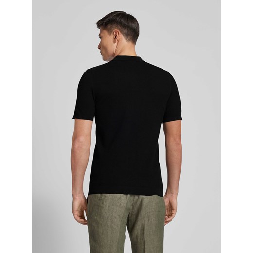 Koszulka polo o kroju slim fit z fakturowanym wzorem model ‘Triton’ Drykorn S Peek&Cloppenburg 