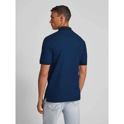 Koszulka polo o kroju slim fit z fakturowanym wzorem model ‘Phillipson’ XXL Peek&Cloppenburg 