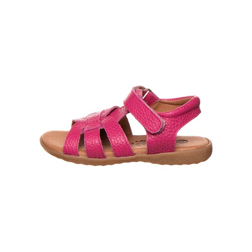 lamino Skórzane sandały w kolorze różowym ze sklepu Limango Polska w kategorii Sandały dziecięce - zdjęcie 170303349