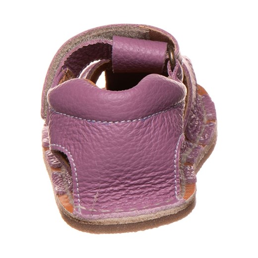 lamino Skórzane sandały w kolorze fioletowym do chodzenia na boso Lamino 24 Limango Polska okazyjna cena