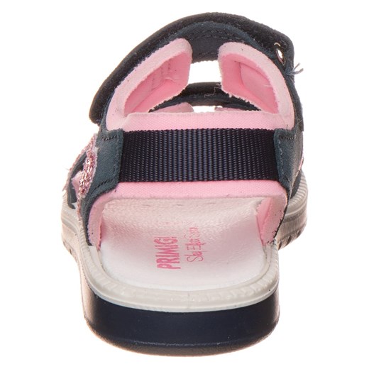 Primigi Skórzane sandały w kolorze granatowo-jasnoróżowym Primigi 27 promocyjna cena Limango Polska
