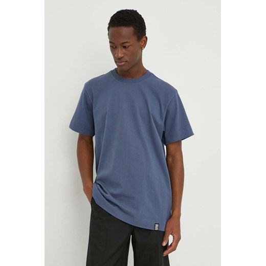 G-Star Raw t-shirt bawełniany kolor granatowy gładki XL ANSWEAR.com