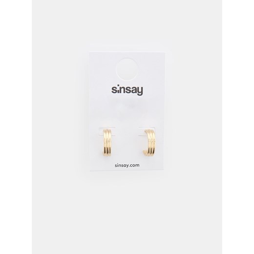 Sinsay - Kolczyki - złoty Sinsay Jeden rozmiar Sinsay