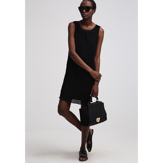 Vero Moda VMPOLLI  Sukienka koktajlowa black zalando czarny bez wzorów/nadruków