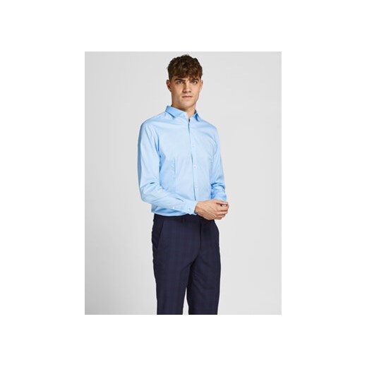 Jack&Jones Koszula Parma 12097662 Niebieski Super Slim Fit ze sklepu MODIVO w kategorii Koszule męskie - zdjęcie 170309529