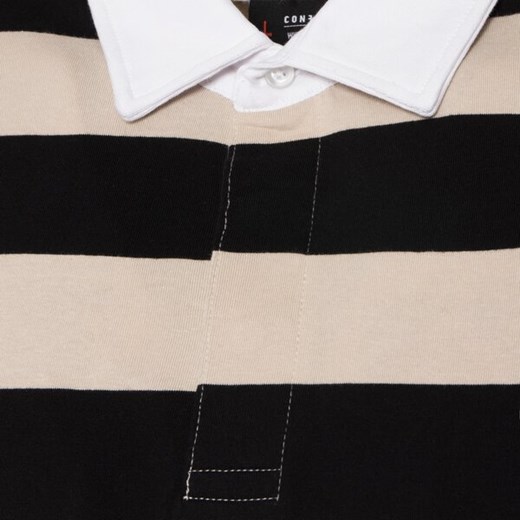 T-shirt męski Confront na wiosnę w paski z krótkim rękawem 