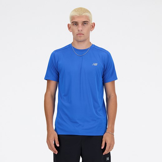Koszulka męska New Balance MT41222BUL – niebieska ze sklepu New Balance Poland w kategorii T-shirty męskie - zdjęcie 170310176