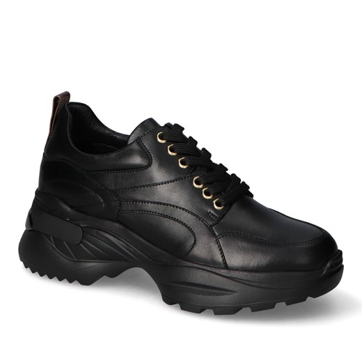 Sneakersy Karino 3990/167-P Czarne/Złoty lico ze sklepu Arturo-obuwie w kategorii Buty sportowe damskie - zdjęcie 170313539