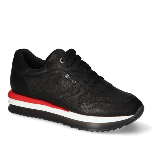 Sneakersy Nessi 23223 Czarne 12 lico ze sklepu Arturo-obuwie w kategorii Buty sportowe damskie - zdjęcie 170313698