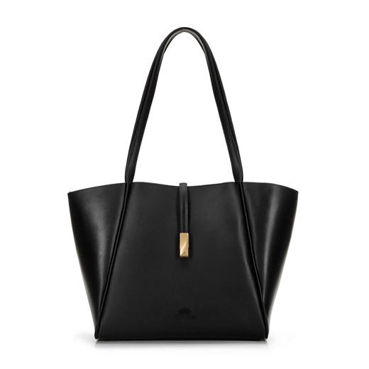 Shopper bag czarna WITTCHEN mieszcząca a4 na ramię matowa elegancka 