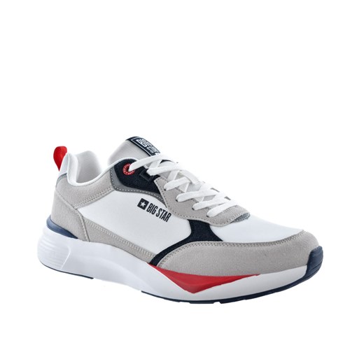 Sneakersy męskie BIG STAR LL174235 biały 43 ButyButy.pl
