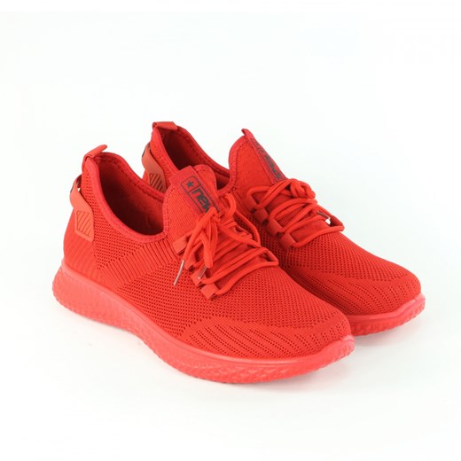 Sneakersy męskie News 21MN02-M-3634 czerwone ze sklepu ButyButy.pl w kategorii Buty sportowe męskie - zdjęcie 170316029