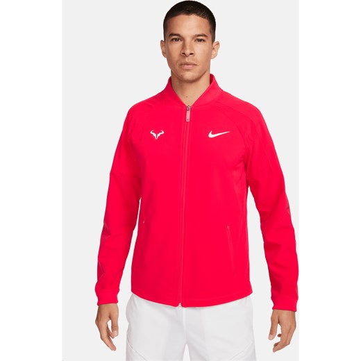Męska kurtka do tenisa Nike Dri-FIT Rafa - Czerwony ze sklepu Nike poland w kategorii Kurtki męskie - zdjęcie 170318229