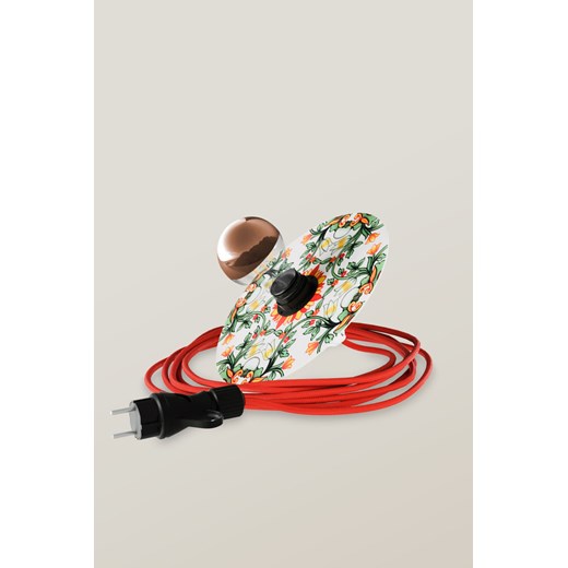 H & M - Lampa Zewnętrzna Plug-in Majolika Z Żarówką - Czerwony ze sklepu H&M w kategorii Oświetlenie ogrodowe - zdjęcie 170318265