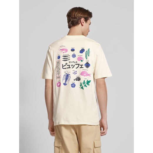 T-shirt z nadrukowanym motywem model ‘RECIPE’ Jack & Jones M Peek&Cloppenburg 