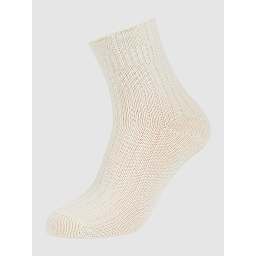 Skarpety z domieszką kaszmiru model ‘Bedsock’ ze sklepu Peek&Cloppenburg  w kategorii Skarpetki damskie - zdjęcie 170318706