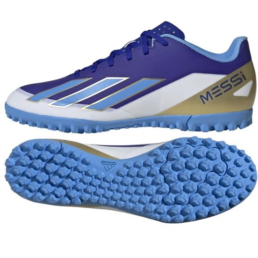 Buty adidas X Crazyfast Club Messi Tf ID0726 niebieskie ze sklepu ButyModne.pl w kategorii Buty sportowe męskie - zdjęcie 170319206