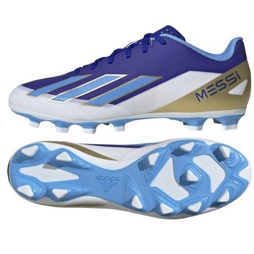 Buty adidas X Crazyfast Club Messi FxG ID0724 niebieskie ze sklepu ButyModne.pl w kategorii Buty sportowe męskie - zdjęcie 170319207