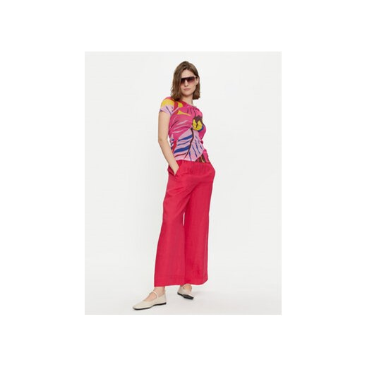 Marella Spodnie materiałowe Apogeo 2413131084 Różowy Relaxed Fit Marella 44 MODIVO