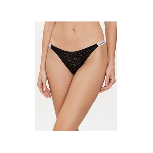 Calvin Klein Underwear Figi brazylijskie 000QD5155E Czarny ze sklepu MODIVO w kategorii Majtki damskie - zdjęcie 170322806
