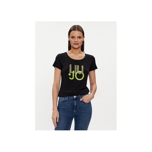 Liu Jo T-Shirt VA4227 JS360 Czarny Regular Fit ze sklepu MODIVO w kategorii Bluzki damskie - zdjęcie 170322905