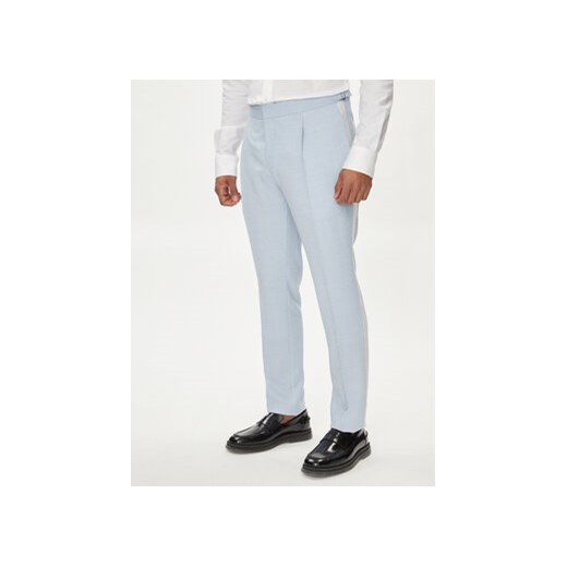 Hugo Spodnie materiałowe Getlin 242E1X 50513776 Niebieski Slim Fit ze sklepu MODIVO w kategorii Spodnie męskie - zdjęcie 170322948