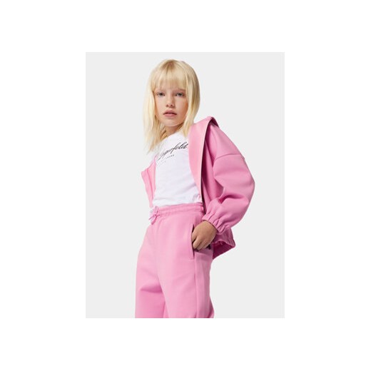 Karl Lagerfeld Kids Bluza Z30097 S Różowy Regular Fit ze sklepu MODIVO w kategorii Bluzy dziewczęce - zdjęcie 170323067