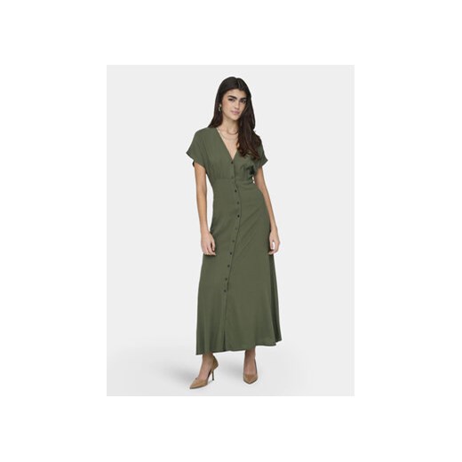 ONLY Sukienka letnia Nova Mollie 15317841 Zielony Regular Fit ze sklepu MODIVO w kategorii Sukienki - zdjęcie 170323108